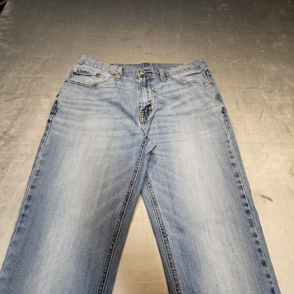 Levis 541 Jeans Mens 32x30 Blue Straight Leg Denim Distressed - Picture 2 of 10